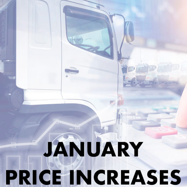 Price Increases Effective January 1st, 2023