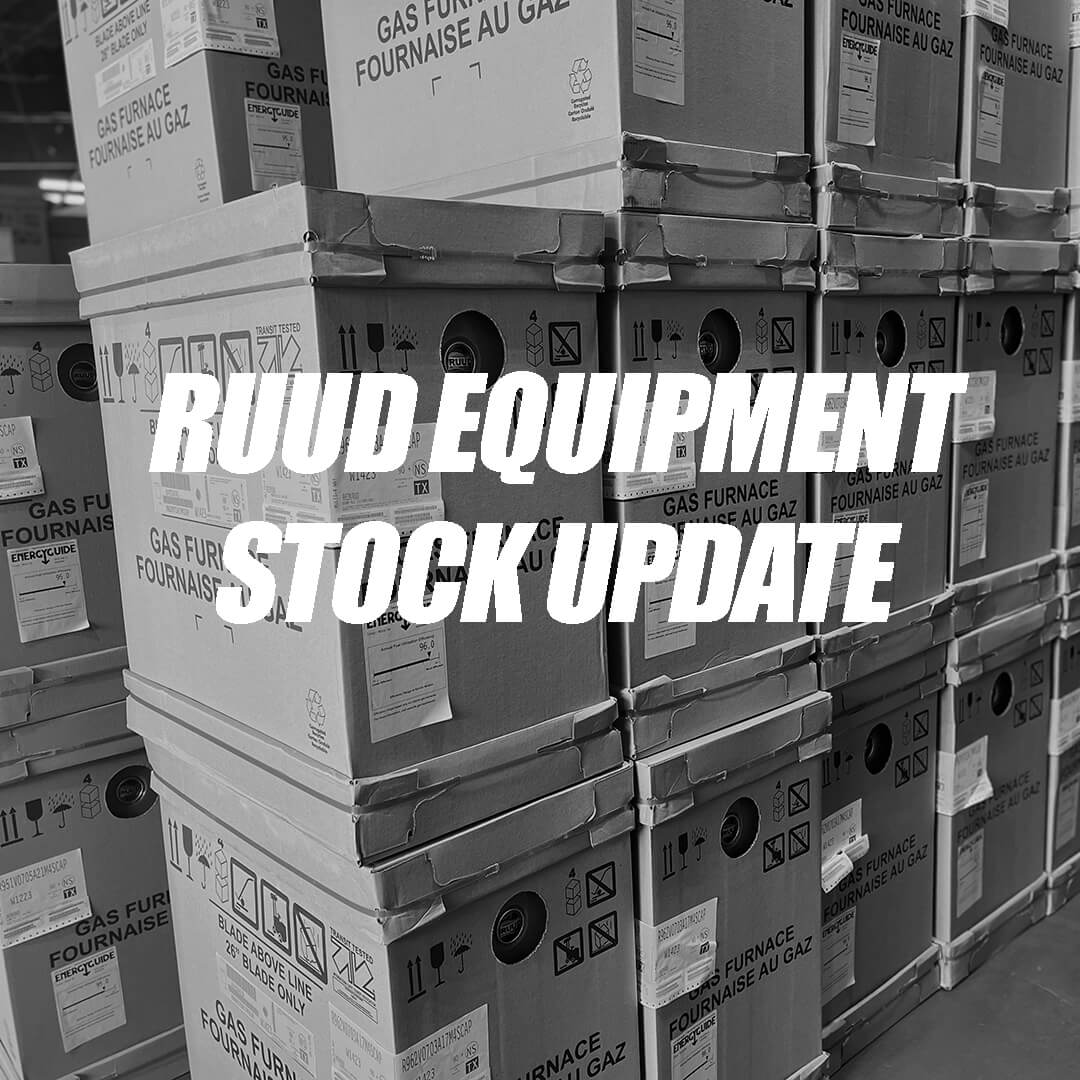 Stock Level Update – Ruud Equipment