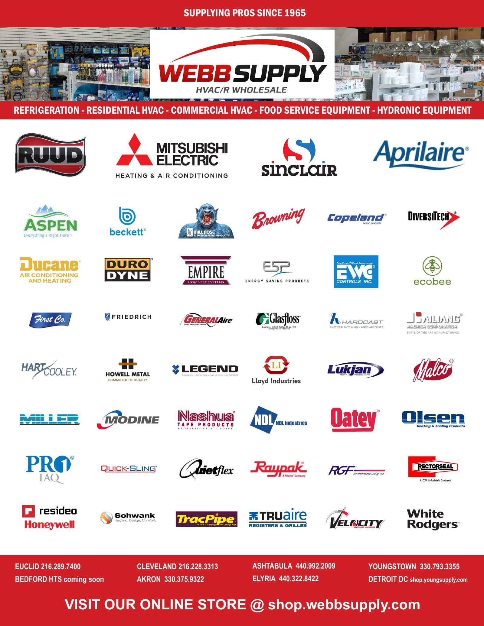 Webb Supply - Line Card